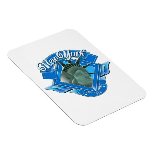 Vintages New York-Liberty-Logo Magnet (Rechte Seite)
