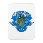 Vintages New York-Liberty-Logo Magnet (Vertikal)