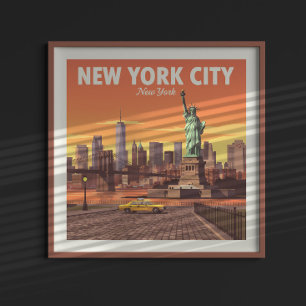 Vintages New York Poster