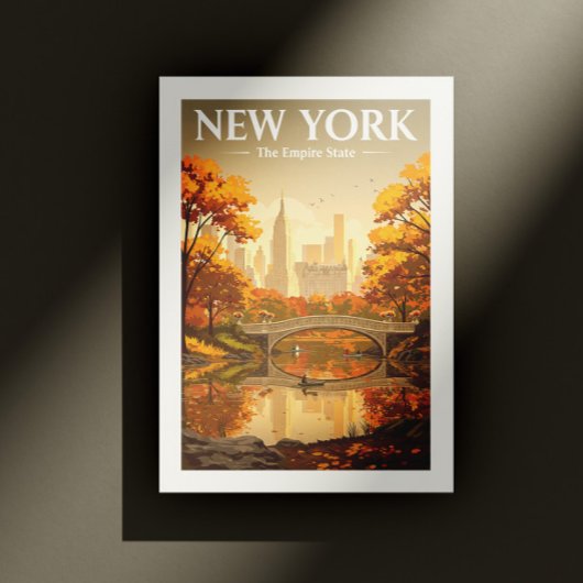 Vintages New York Postkarte