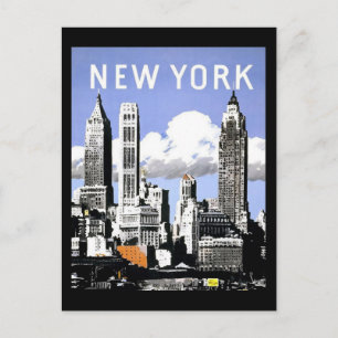 Vintages New York Postkarte