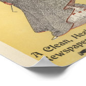 Vintages New York Sunday Herald Cover Poster (Ecke)