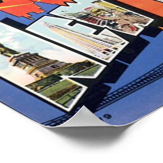 Vintages New YorkCity-Poster Poster (Ecke)