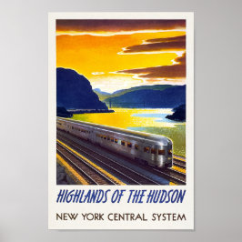 Vintages New Yorker Eisenbahnplakat Poster