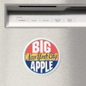 Vintages New Yorker Label Magnet (In Situ (Geschirrspüler))