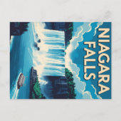 Vintages Niagara Falls Tour Boat Postkarte (Vorderseite)