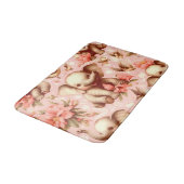 Vintages Niedliches Baby Elephant Muster Badematte (Schrägansicht)