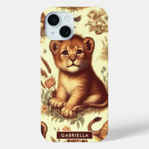 Vintages Niedliches Baby Lion Pattern Case-Mate iPhone Hülle