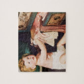 Vintages Niedliches Kleinkind mit Kleiderschrank Puzzle (Vertikal)