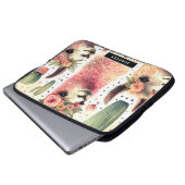 Vintages Niedliches Llama Laptopschutzhülle (Vorne Knopf)