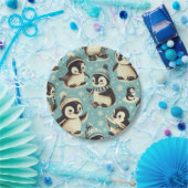 Vintages Niedliches Pinguin-Muster Pappteller (Party)