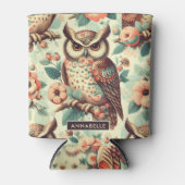 Vintages Niedliches Schälmuster Dosenkühler (Vorderseite)