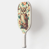 Vintages Niedliches Schälmuster Pickleball Schläger (Links)