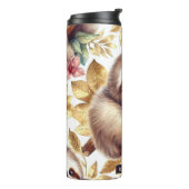 Vintages Niedliches Sloth-Muster Thermosbecher (Nach links gedreht)