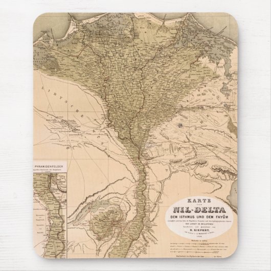 Vintages Nildelta 1859 Mousepad (Vorne)