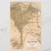 Vintages Nildelta 1859 Poster (Rückseite)