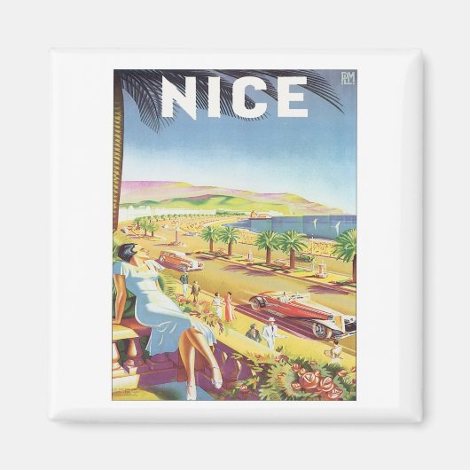 Vintages Nizza Magnet (Vorne)