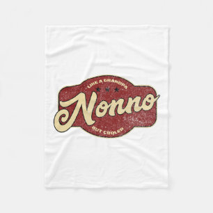 Vintages Nonno wie ein Opa, aber Cooler - italieni Fleecedecke