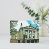 Vintages Norwegen, Oslo, Nationaltheater Postkarte (Stehend Vorderseite)