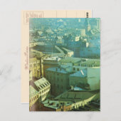 Vintages Norwegen, Oslo, Stadtzentrum Postkarte (Vorne/Hinten)