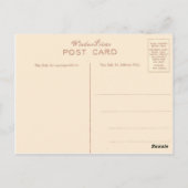 Vintages Norwegen, Oslo, Stadtzentrum Postkarte (Rückseite)