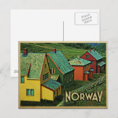 Vintages Norwegen Postkarte (Vorne/Hinten)