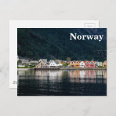 Vintages Norwegen - Tourismus Postkarte (Vorne/Hinten)