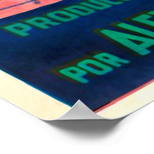 Vintages Nosferatu Spanisch Poster (Ecke)