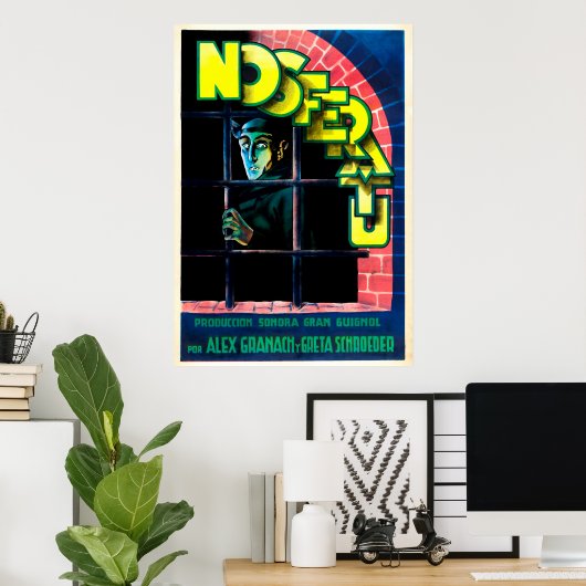 Vintages Nosferatu Spanisch Poster (Heimbüro)