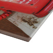 Vintages Nostalgisches altklassisches Retro-Telefo Schneidebrett (Ecke)