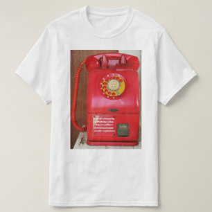 Vintages Nostalgisches altklassisches Retro-Telefo T-Shirt