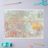 Vintages Not leidendes Skriptland Rustikaler Fall Seidenpapier (Basteln)