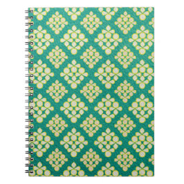 Vintages Notebook im Hintergrund Notizblock