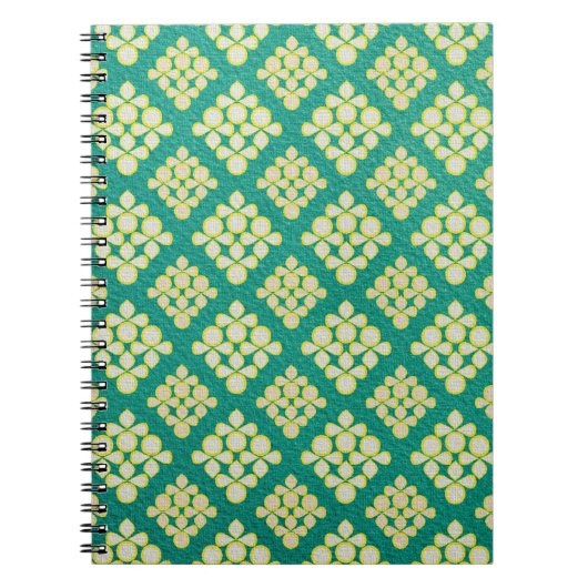 Vintages Notebook im Hintergrund Notizblock (Vorderseite)