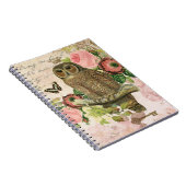 Vintages Notebook mit französischem Shabby Chic Notizblock (Rechte Seite)