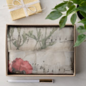 Vintages Notenblatt Ephemera Seidenpapier (Geschenk)