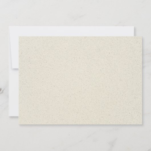 Vintages Notenheft Einladung (Rückseite)