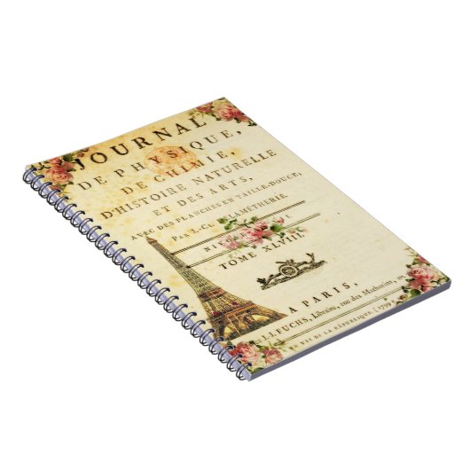 Vintages Notizblock (Rechte Seite)