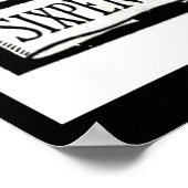 Vintages Nouveau Art Magazine Cover Poster (Ecke)