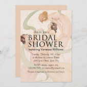 Vintages Nouveau Mayflies Brautparty Einladung (Vorne/Hinten)