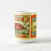 Vintages Nova Scotia Lobster-Label Kaffeetasse (Mittel)