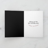 Vintages Nummernschild zum 16. Karte (Innenseite)