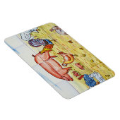 Vintages Nutztier rustikal niedlich Magnet (Rechte Seite)