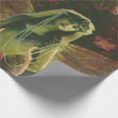 Vintages Nymphen-Verpackungs-Papier Geschenkpapier (Ecke)