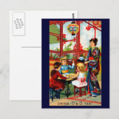 Vintages O&O Tea Postkarte (Vorne/Hinten)