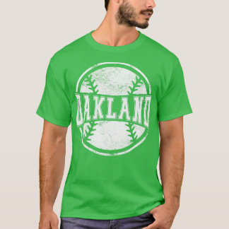 Vintages Oakland Baseball Baseball Teamgeschenk T-Shirt