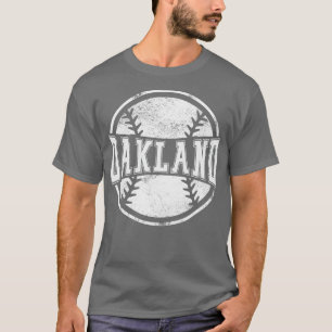 Vintages Oakland Baseball Baseball Teamgeschenk T-Shirt