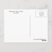 Vintages Oberlicht (Leuchtturm) Postkarte (Rückseite)