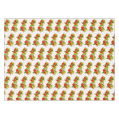 Vintages Obst auf Weintrauben Aprikosen Tischdecke (Vorderseite (Horizontal))