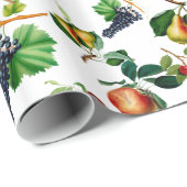 Vintages Obst Geschenkpapier (Rolleneckpunkt)